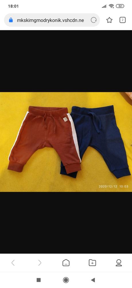 Modré tepláky, f&f,56