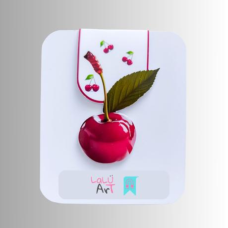 Magnetická záložka - čerešňa, 