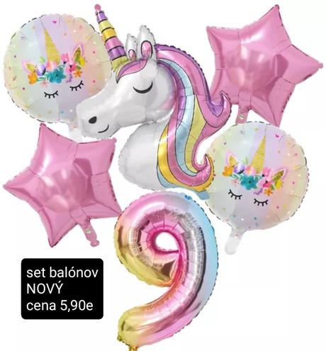 Párty doplnky - unicorn/jednorožec, 