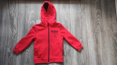 Zateplená mikina batman, top stav, george,104
