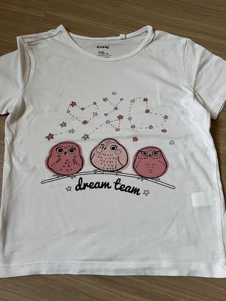 2-dielne pyžamko sinsay sovičky 116, sinsay,116