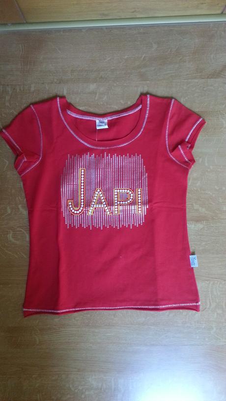 Dievčenské rôznofarebné tričká na leto., japitex,140