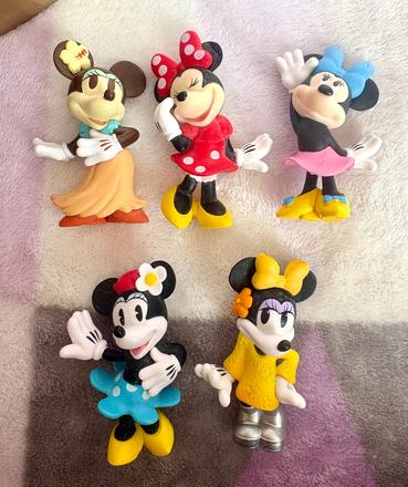 5ks vintage minnie postavičky z usa,