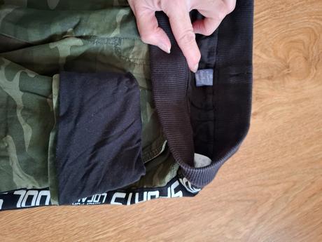 Zateplené maskáčové nohavice v.122, 122