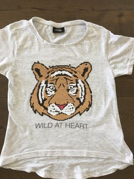Flitrikovane tričko tiger, takko,146