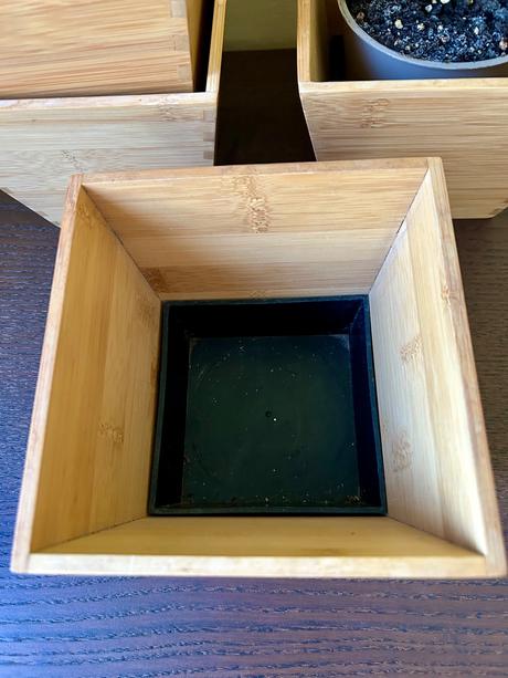 Bambusové kvetináče n.vildapel z ikea 6 ks,