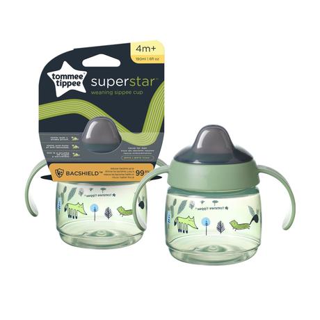 Tommee tippee hrnček superstar 190ml., 4m+ zelený, tommee tippee