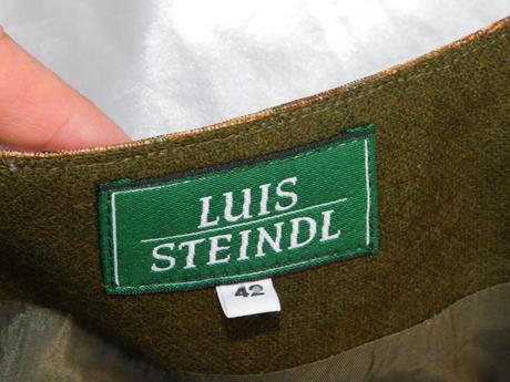 Luxusne dirndl vlnene šaty/kroj, 40 / 42