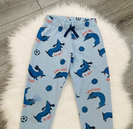 Psíkové tepláky veľ. 122 na doma, h&m,122