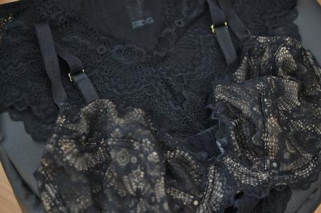 Čierny čipkovaný set 75g/38, 75g