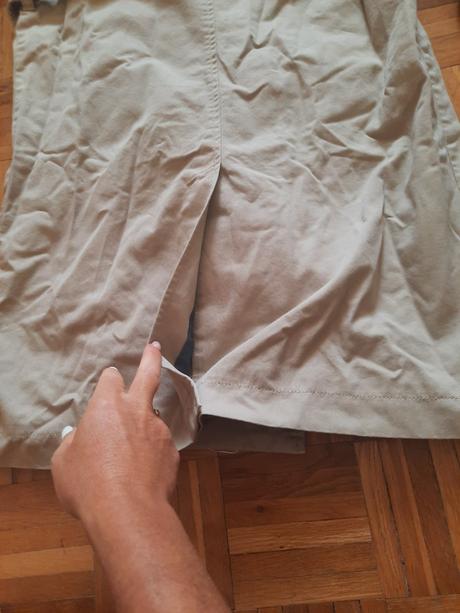 Dámsky dlhý trenčkot, gap,xs