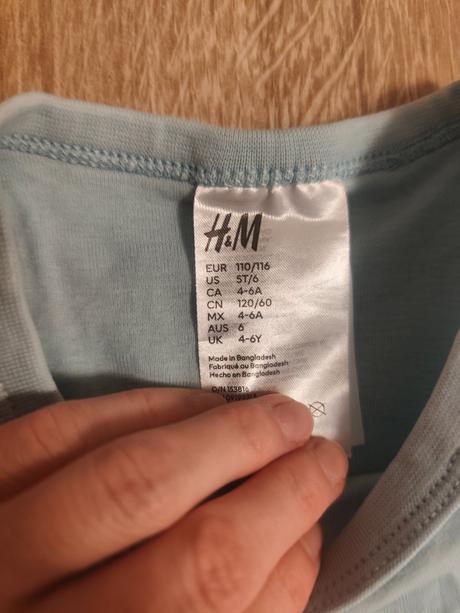 2x letné pyžamo, h&m,110