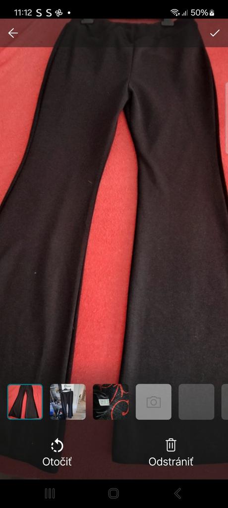 Nohavice elastické, xl
