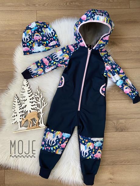 Softshellovy overal, 74 - 104