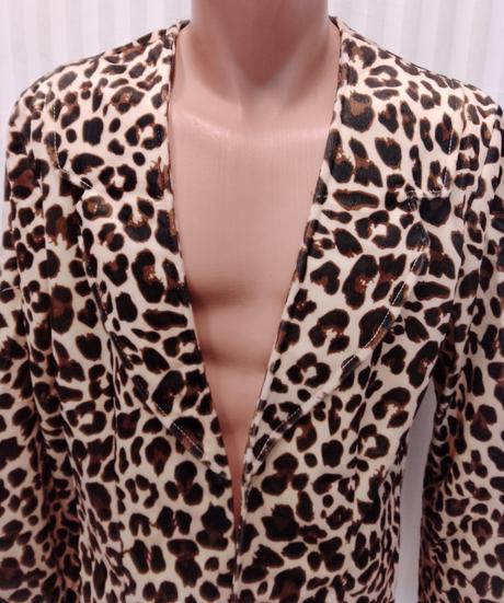 Karnevalové leopardie retro sako - dámy, páni, m,