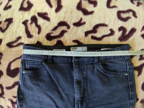 Cierne elasticke rifle berska, vlasna uprava., bershka,42