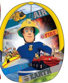 Chlapčenská šiltovka požiarnik sam modrá, 104 / 110 / 116 / 122 / 128