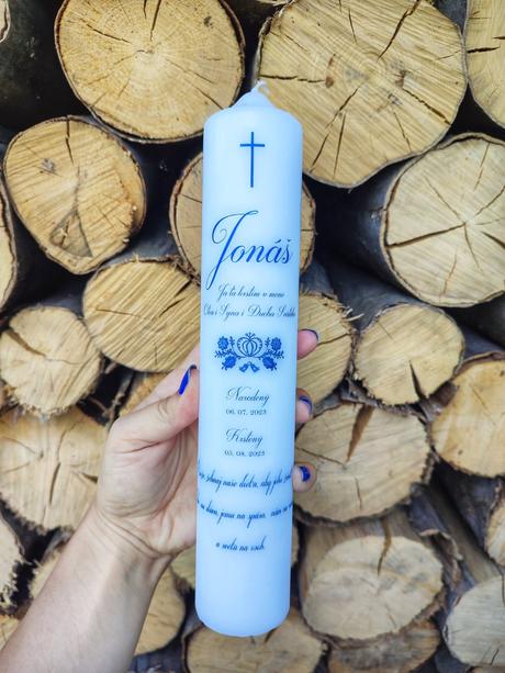 Sviečka do krstu - ľudová,