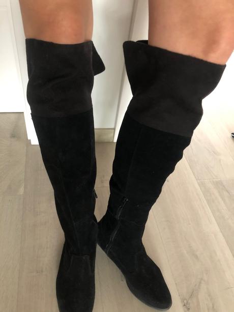 Vysoké kozene cizmy, mixer,38