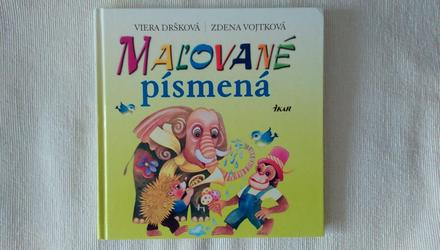 Knižka maľované písmená,