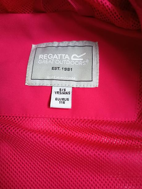 Nova outdoorová bunda 5-6 rokov regatta, regatta,116