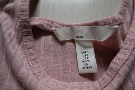 Vrúbkované tehotenské šaty h&m mama, h&m,s