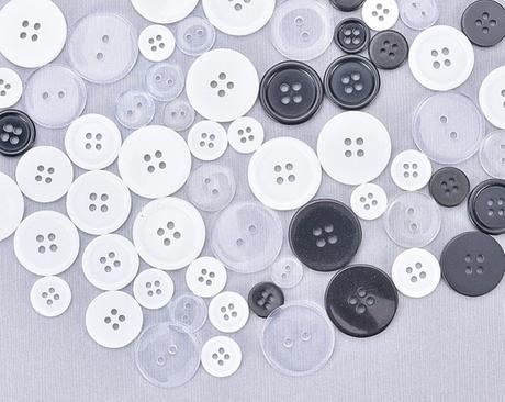 Výpredaj - plastové gombíky 1000 + ks,