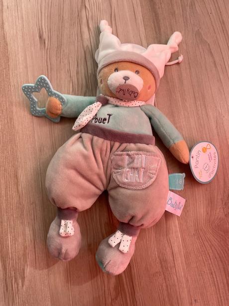 Plyšová hračka s hrýzadlom nová, 