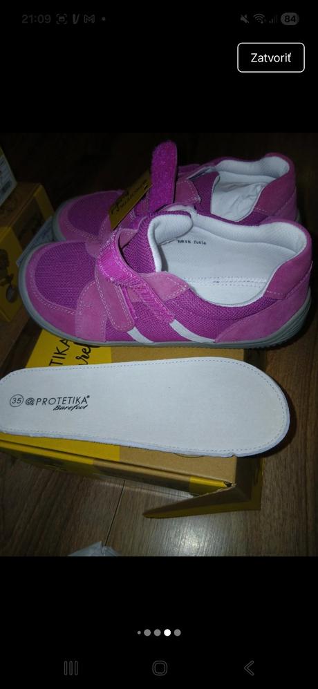 Nové ptotetika barefoot topánky, protetika,35