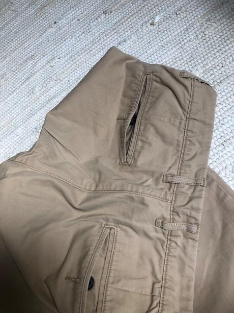 Hnedé elegantné nohavice pánske slim, h&m,30