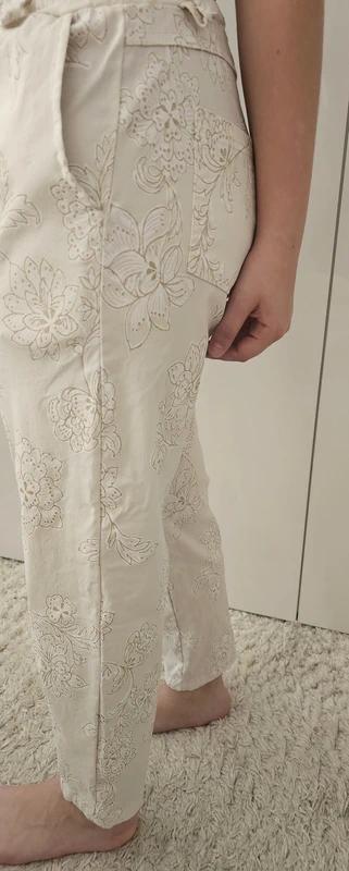 Nohavice s trblietavým vzorom, xl