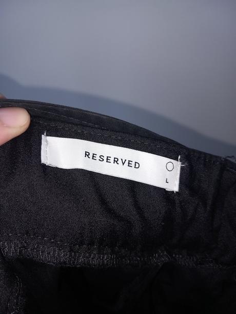 Čierna midi sukňa reserved 40/42/l, reserved,l