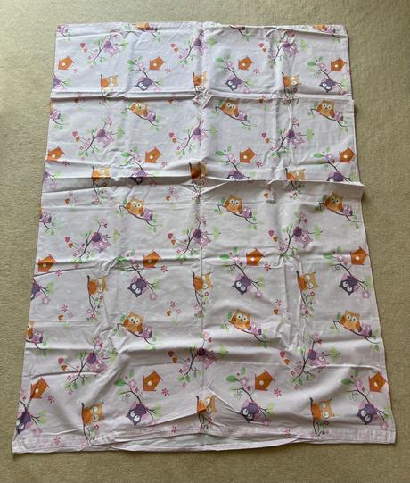 Súprava obliečky na vankúš a paplón sovičky, šírka (cm): 60,dĺžka (cm): 120