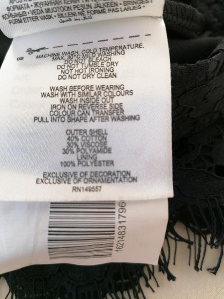 Kraťasy s čipkou, amisu,38