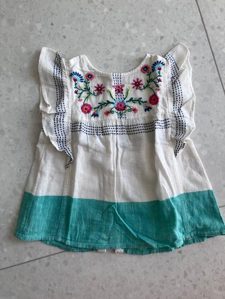 Vyšívaný top zara, zara,98