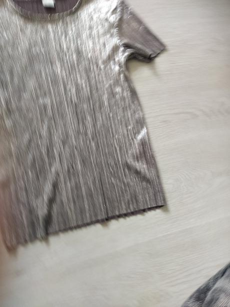 Strieborné slávnostné dlhšie tričko.146-152, lindex,146