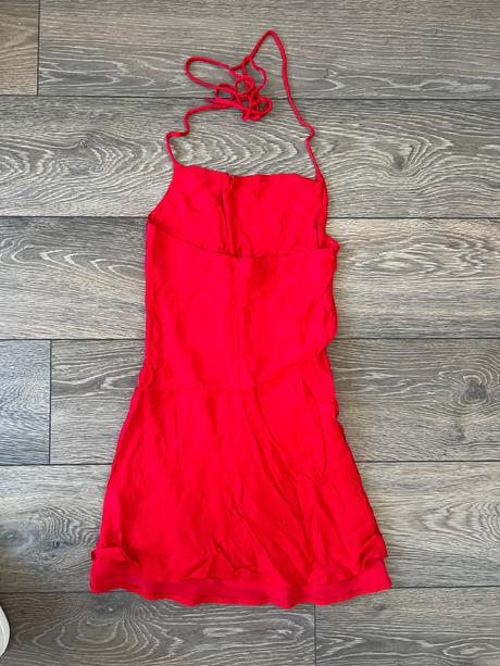 Červené šaty, zara,xs