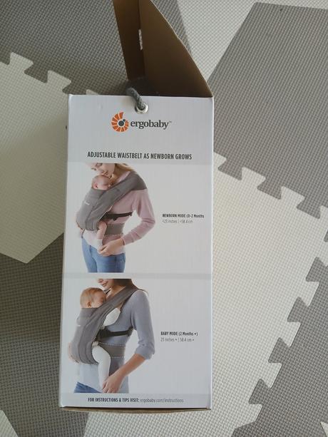 Nosič ergobaby embrace blush pink, ergo baby