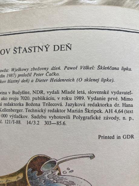 Vlkov šťastný deň lužickosrbské ľudové rozp (1989), 