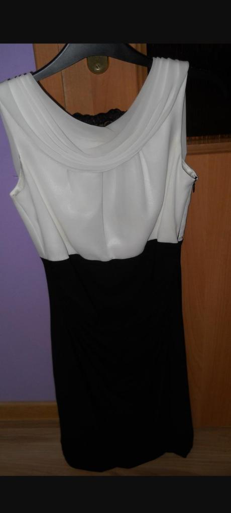 Čierno biele šaty s/36, s