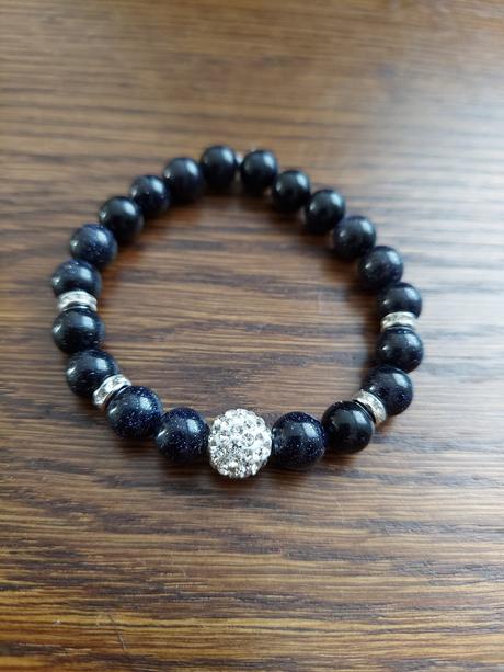 Náramok z modrého avanturínu,