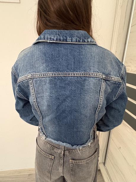 Rifľová bunda h&m, h&m,s