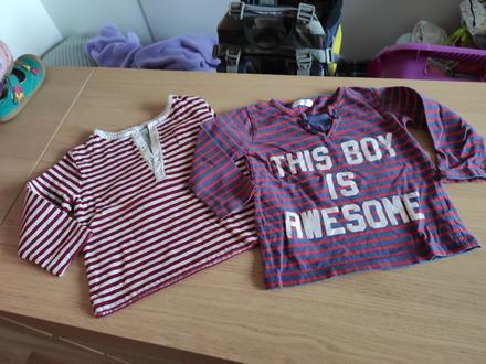 Tričko 2x, bout'chout,80