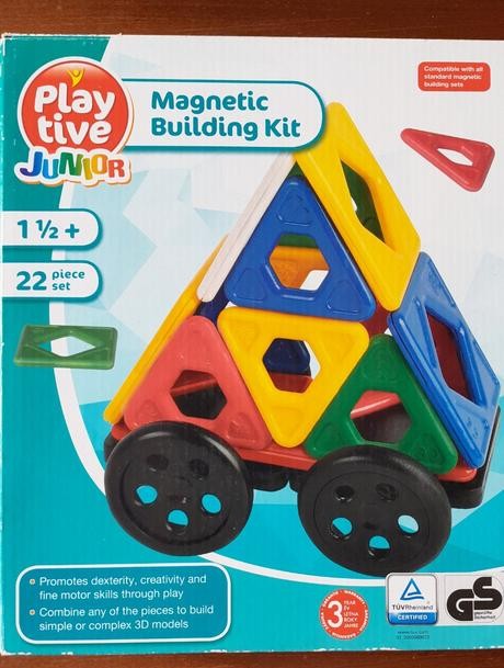 Magnetická stavebnica - play tive junior, 