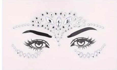 Samolepiace kamienky na tvár  / telo, 