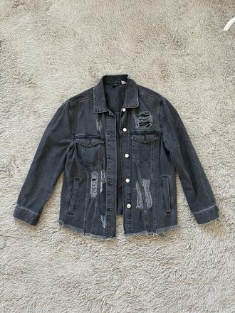 Zara riflova bunda, h&m,40