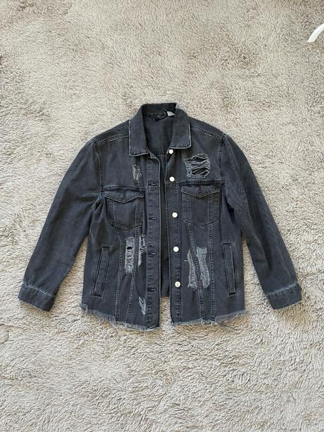 Zara riflova bunda, h&m,40