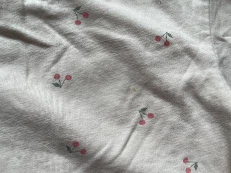 Krémová čerešňová mikina, h&m, 98, h&m,98