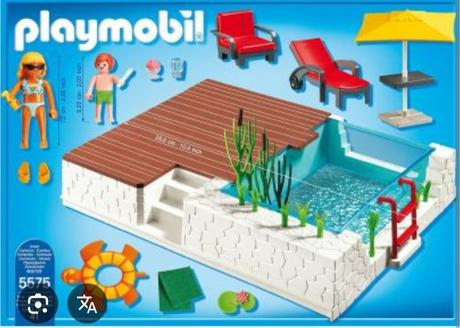 Playmobil obrovská vila+bazén+hosťovský dom+auto, 