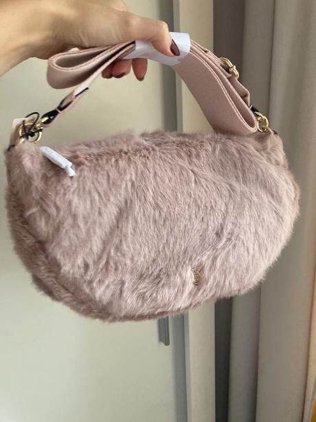 Kabelka crossbody victorias secret plysova, victoria's secret